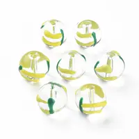 Transparent Glass Enamel Beads