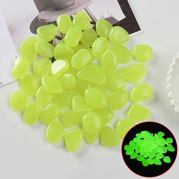 Resin Luminous Glow in the Dark Pebbles Stone