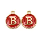 Golden Plated Alloy Enamel Charms