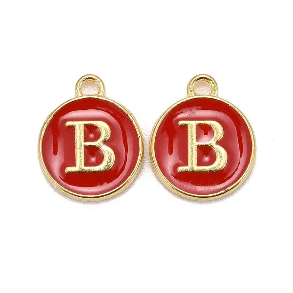 Golden Plated Alloy Enamel Charms