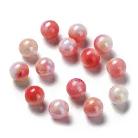 Two Tone Opaque Acrylic Beads
