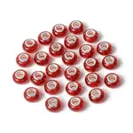 Rondelle Resin European Beads
