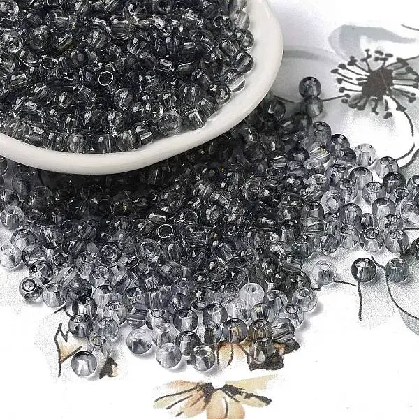Transparent Colours Glass Round Beads