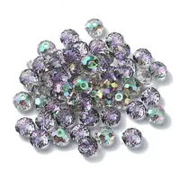 AB Color Plated Glass Beads