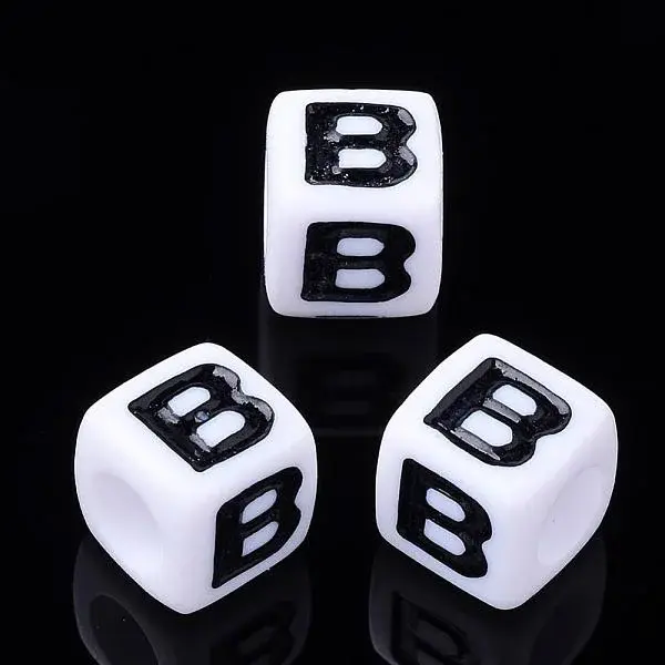 Letter Acrylic Beads