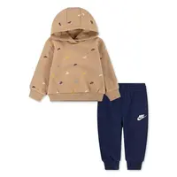 Nike kids n nsw pp aop flc po pant set 24m