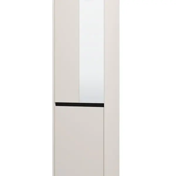 Předsíňová skříň se zrcadlem april - kašmír, černá