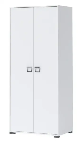 Dvoudveřová šatní skříň sloane - bílá