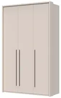 Třídveřová šatní skříň s rámem baptiste - béžová