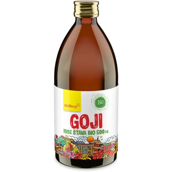 Wolfberry Goji šťava BIO 100 % šťava v BIO kvalite 500 ml