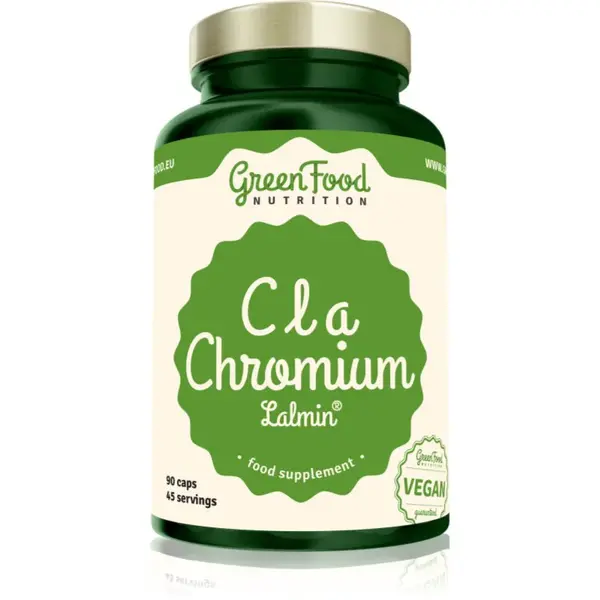 GreenFood Nutrition CLA + Chromium Lalmin® kapsuly pre športovcov 90 cps