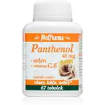 MedPharma Panthenol 40 mg forte tobolky na podporu energetického metabolizmu 67 cps
