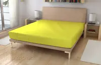 Jednolôžkové prestieradlo jersey citrónová - 60x120cm