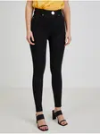Černé dámské skinny fit kalhoty ORSAY - Dámské