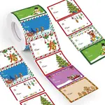 Christmas Theme Cartoon Paper Stickers