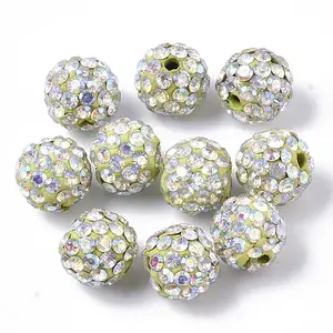 Pave Disco Ball Beads