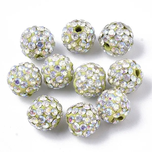 Pave Disco Ball Beads
