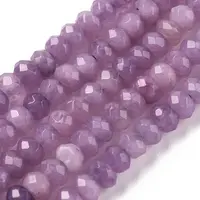 Dyed Natural Malaysia Jade Rondelle Beads Strands