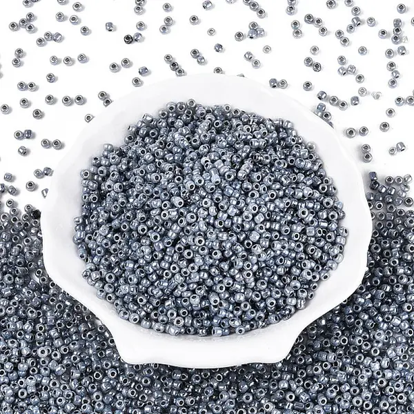 8/0 Ceylon Round Glass Seed Beads