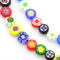 Handmade Millefiori Glass Bead Strands