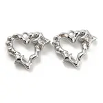 Brass Micro Pave Cubic Zirconia Pendants