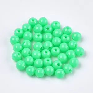 Opaque Plastic Beads