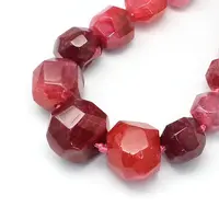 Dyed Natural Agate Bead Strands