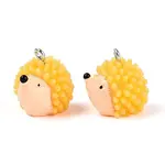 Autumn Theme Opaque Resin Pendants