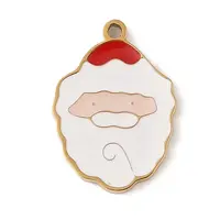 Christmas Theme Ion Plating(IP) 304 Stainless Steel Enamel Pendants
