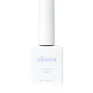 ohora Pro Glossy Top Gel krycí lak na nechty pre žiarivý lesk 10 ml
