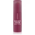 Catrice Blushin' Charm Multi Stick lícenka s rozjasňovačom v tyčinke odtieň 030 Ruby Darling 5.5 g