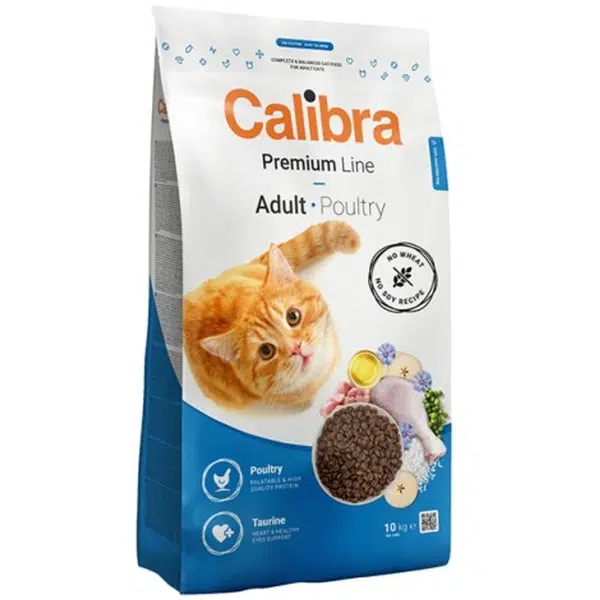 Calibra Cat Premium Line Adult Poultry 10 kg | Granule pre mačky