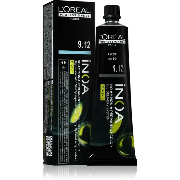 L’Oréal Professionnel Inoa permanentná farba na vlasy bez amoniaku odtieň 9.12 60 ml