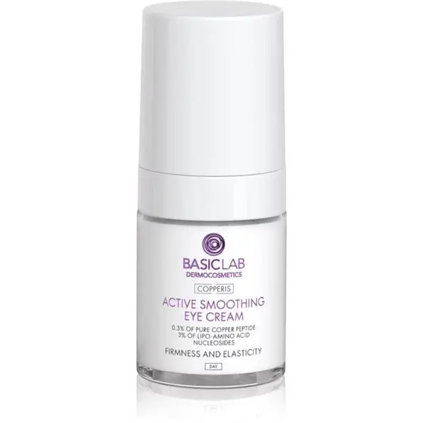 BasicLab Dermocosmetics Copperis vyhladzujúci očný krém na deň 18 ml
