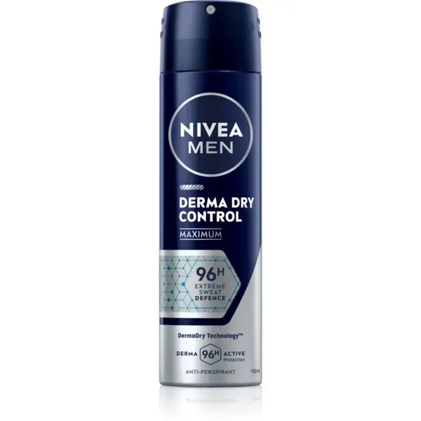 NIVEA MEN Derma Dry Control antiperspirant v spreji 150 ml