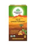 ORGANIC INDIA Tulsi kurkuma a zázvor BIO 25 vrecúšok