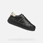 Black women's sneakers Geox Spherica ECUB-2 - Women's