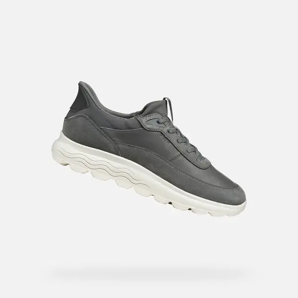 Grey women's sneakers Geox Spherica Plus - Women's