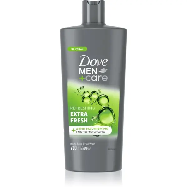 Dove Men+Care Extra Fresh sprchový gél na telo a tvár 700 ml
