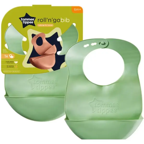 Tommee Tippee Roll'n'go podbradníček Green 6 m+ 1 ks