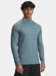 Men's T-shirt Under Armour Cold Weather Grid LS Mock-BLU - Men's