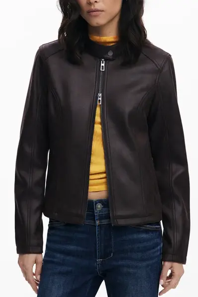 Dámska kožená bunda