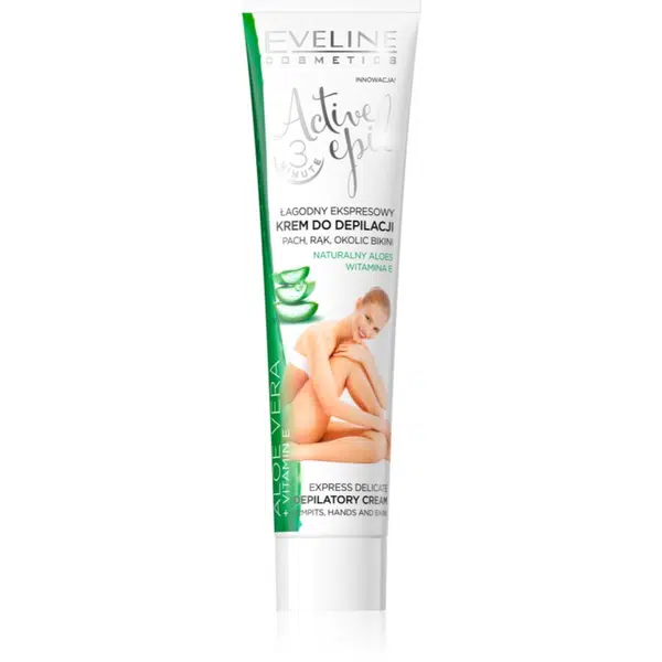 Eveline Cosmetics Active Epil depilačný krém na ruky, podpazušie a triesla s aloe vera 125 ml
