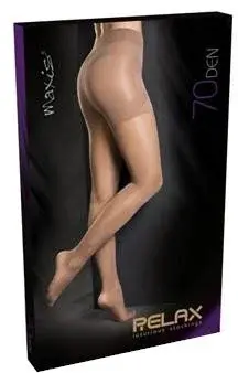 MAXIS New relax 70 den pančuchové nohavice veľkosť L svetlé