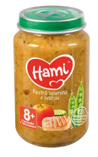 HAMI Príkrm Záhradná zelenina s morkou 250 g