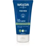 Weleda For Men 2v1 čistiaci gél na tvár a fúzy 100 ml