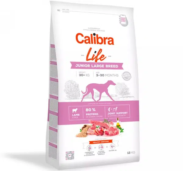 Calibra Dog Life Junior Large Breed Lamb 12 kg | Granule pre psov