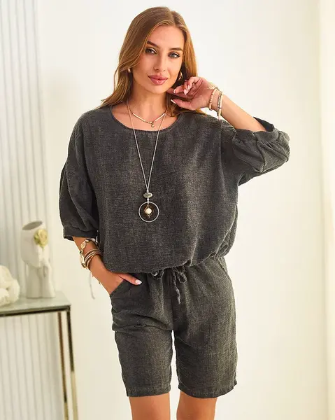 Resti Cotton and linen summer women's set