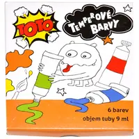 Temperové barvy 6 ks - 9ml
