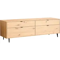 Cantus NÍZKÁ KOMODA, sukový dub, barvy dubu, 202,6/63/50 cm